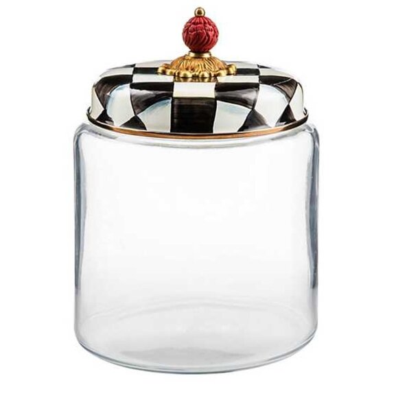 Mackenzie-Childs Courtly Check Large Kitchen Canister - Picture 1 of 1